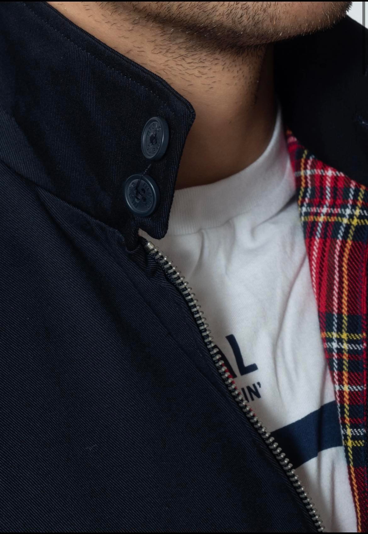 Harrington Navy Merc en Marino - Serie