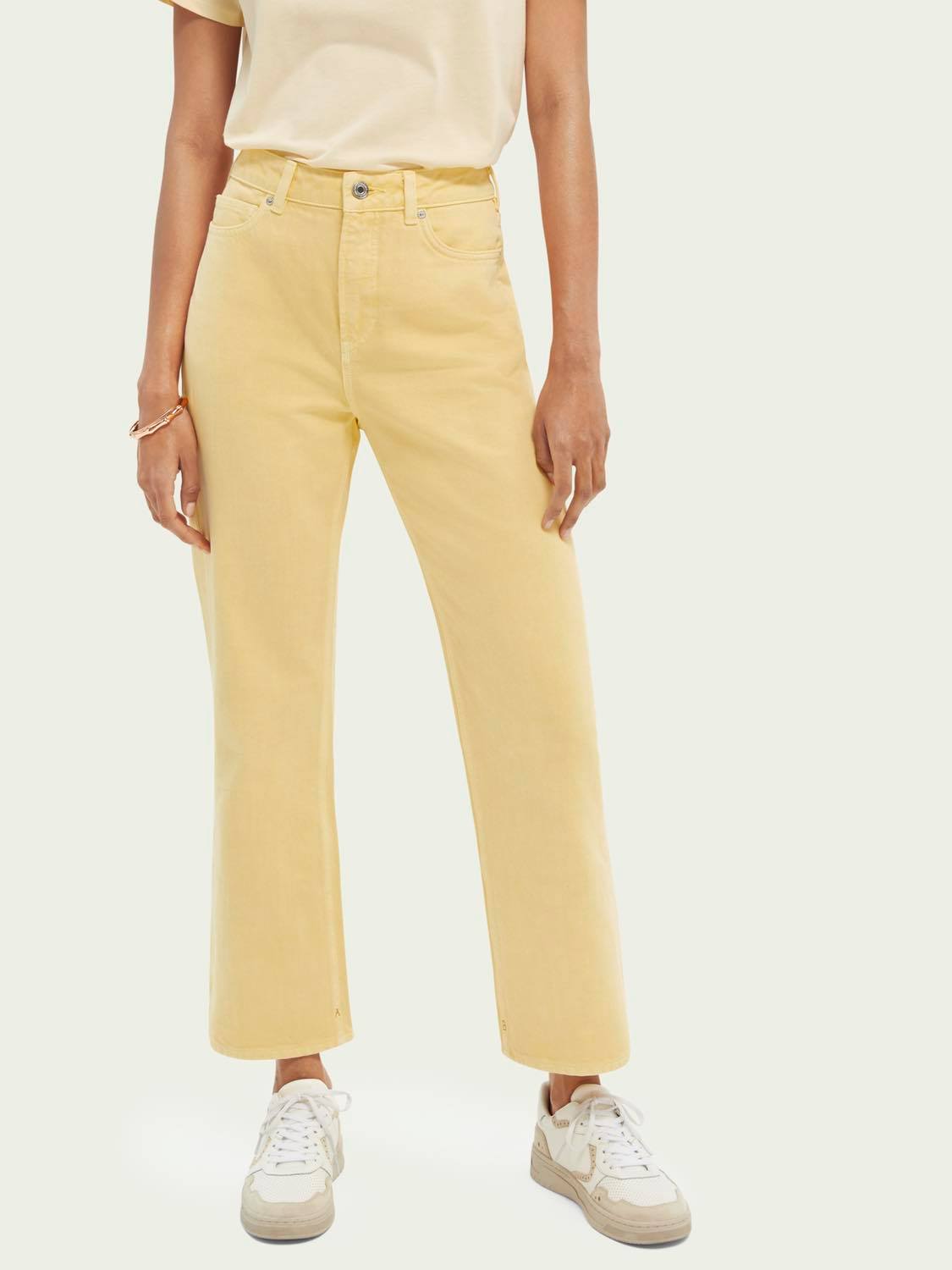 Pantalón Dye Maison Scotch Mujer Amarillo - Serie B