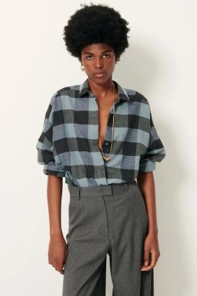 Camisa Deliwool Smocky blue