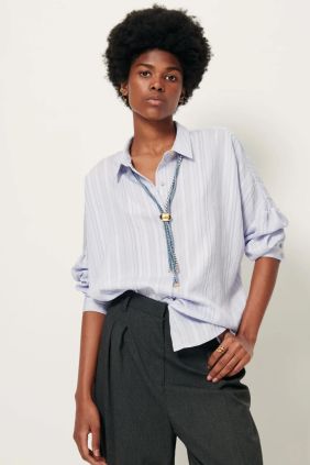 Camisa Botan Celeste