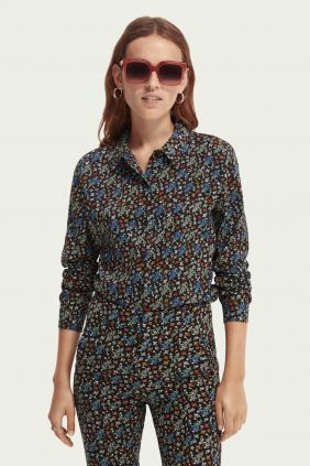 Comprar online Camisa Estampada Maison Scotch algodón orgánico
