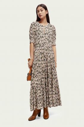 Maxivestido Multicapa Maison Scotch