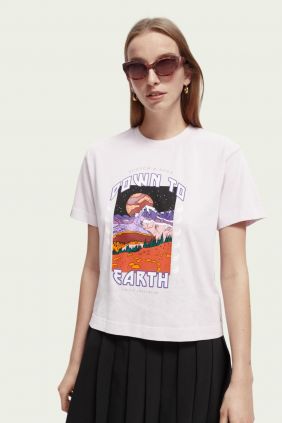 Camiseta graphic Maison Scotch