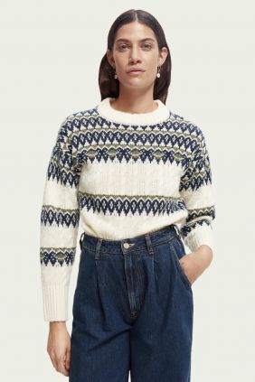 Jersey de punto trenzado Maison Scotch
