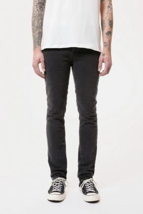 Pantalón Grim Tim Almost Black Nudie jeans