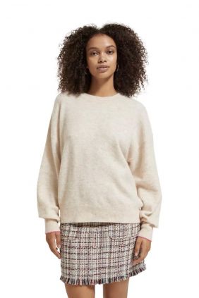 Fuzzy Crewneck sweatwer 