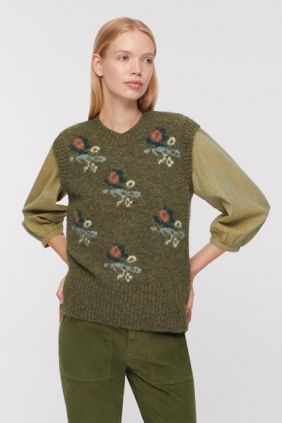 Chaleco Jacquard