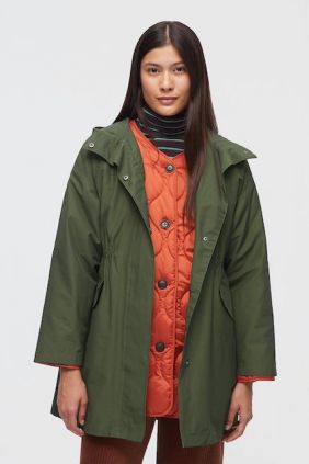 Parka desmontable verde