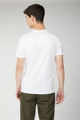 Comprar online Camiseta Ben Sherman Chest Pocket Blanca