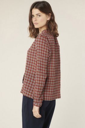 Comprar Blusa Mesaline Harris Wilson Cuadros 100% algodón