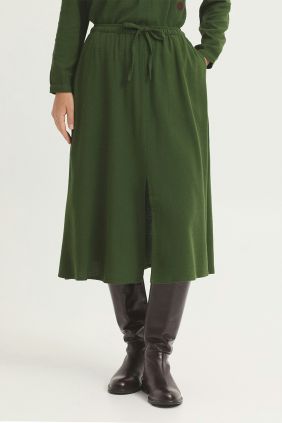 Falda evasé abertura