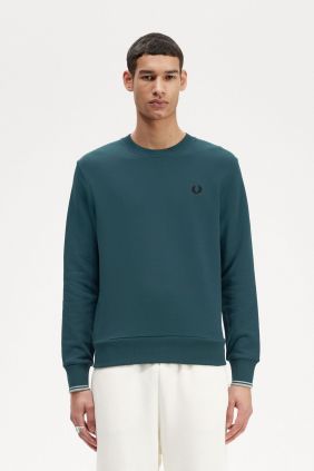 Sudadera M7535 azul petróleo