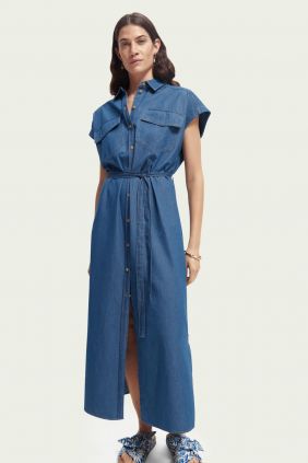 comprar online Vestido vaquero Maison Scotch 