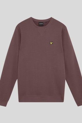 Sudadera de algodón con cuello redondo espreso