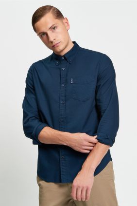 Camisa Oxford de manga larga Signature