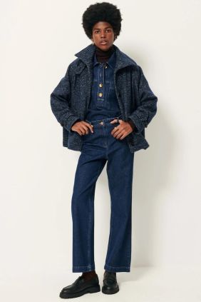 Abrigo Lee Valley Denimwool