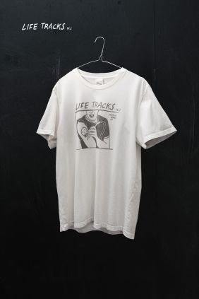 Camiseta Roy Life  Tracks Chalk White