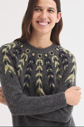 Jersey cuello redondo con greca
