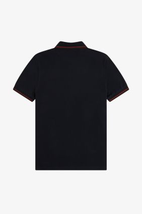 Polo M3600  Azul Marino/ Brandy/Marrón intenso