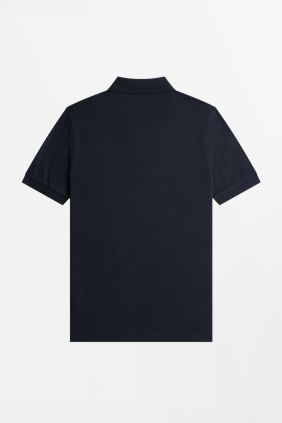 Polo M6000 Azul marino/ Marrón Intenso