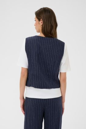 Chaleco Azania blue nights Pinstripe