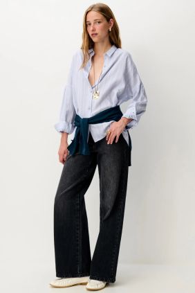 Camisa Botan Celeste