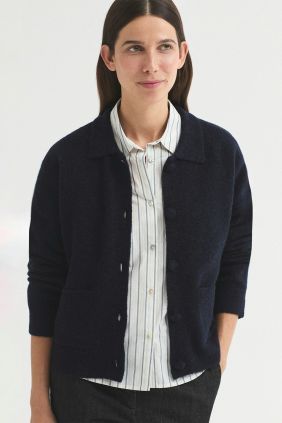 Chaqueta Polo Botones Marino