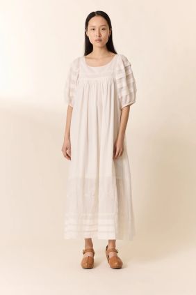 Vestido Rosaly Lace White