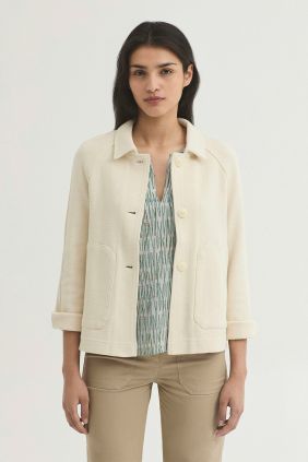 Cazadora punto crudo