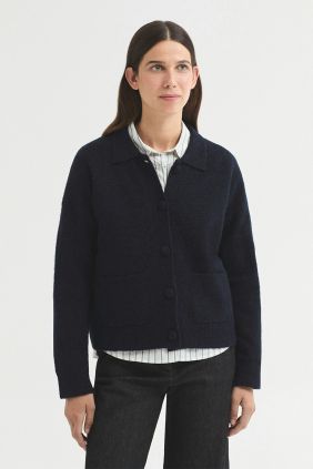 Chaqueta Polo Botones Marino