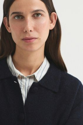 Chaqueta Polo Botones Marino
