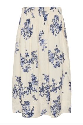 Falda Amaia blue shadow Flower print