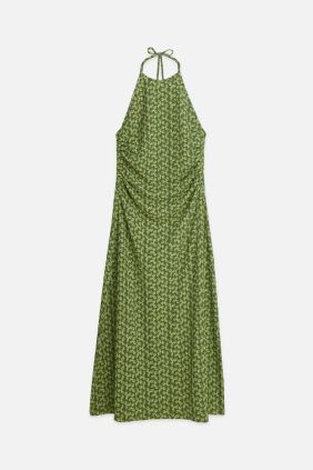 Vestido Open Back Mini Cactus