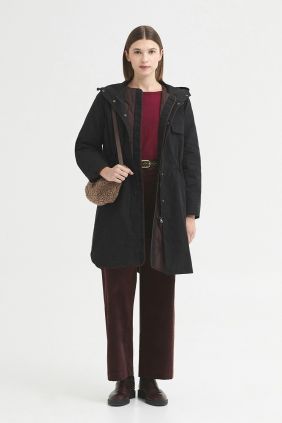  Parka desmontable 3 en 1 Negro