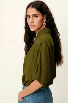 Camisa Kalya Agave Green