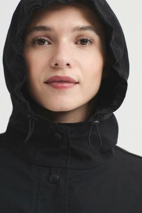  Parka desmontable 3 en 1 Negro