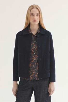 Cazadora punto marino