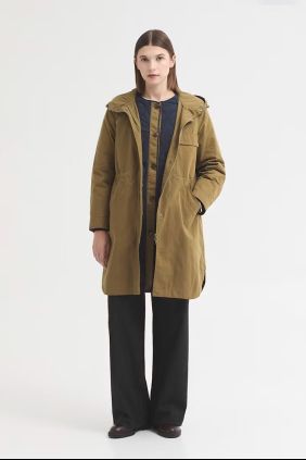  Parka desmontable 3 en 1 Aceituna