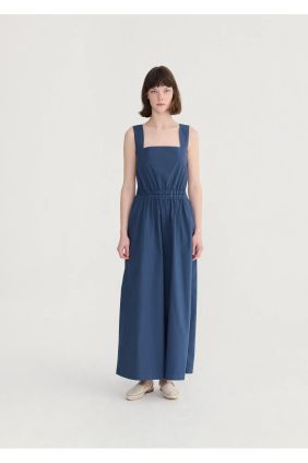 Mono con tirantes de Algodón texturizado