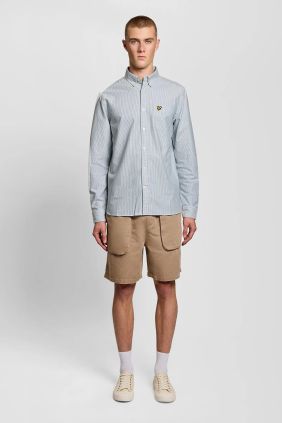 Camisa Oxford de Rayas Everglade/ White
