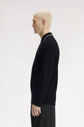 Polo M3636 Negro/Crudo / verde