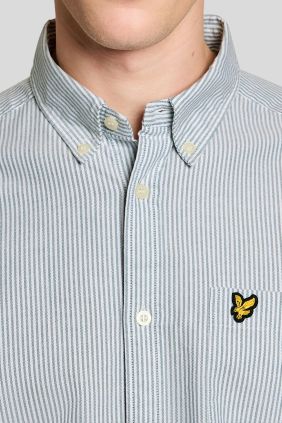 Camisa Oxford de Rayas Everglade/ White