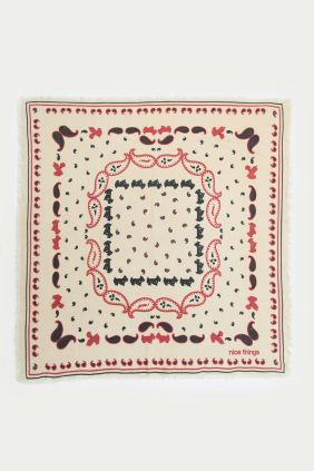 Bandana Poodles Beige