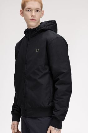 Cazadora con capucha Brentham J134 Negro