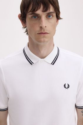 Polo M3600 Blanco/Negro /Negro
