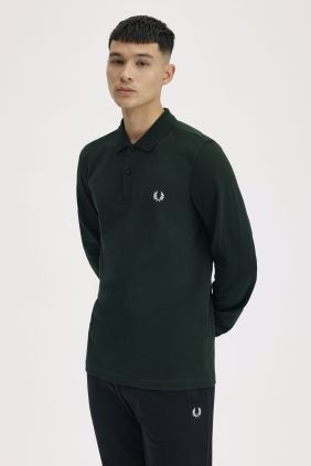 Polo M6006 Nightgreen / Blanco Nieve