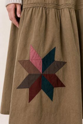 Falda Josse Patch beige