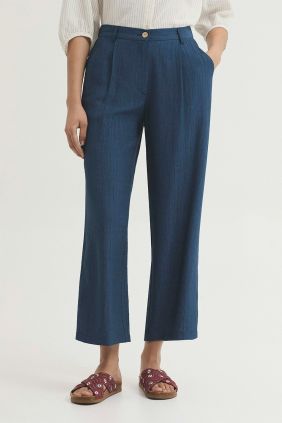 Pantalón de Bambula Azul