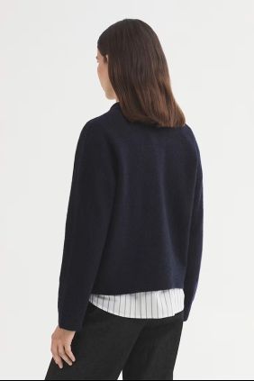 Chaqueta Polo Botones Marino