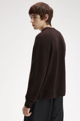 Jersey de Lana Merina Marrón